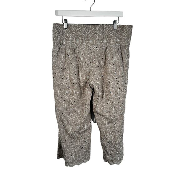 Sundance Cream Cropped Ankle Pants - Picture 4 of 6